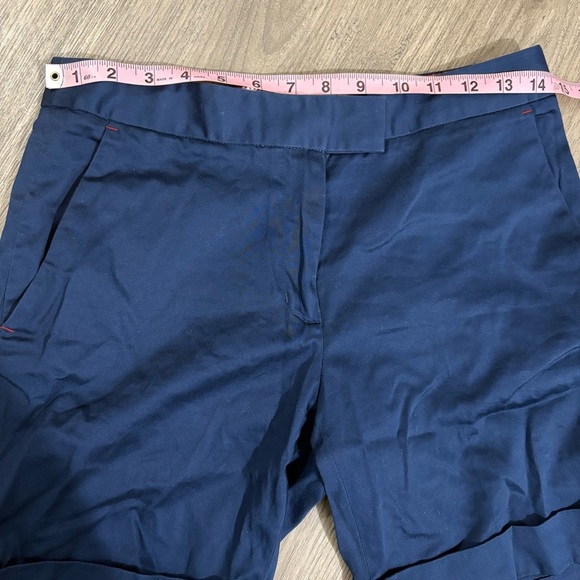 Brooks Brothers Women’s Sz 2 Navy Anchor Button Shirts Rolled Hem Nautical - Picture 5 of 8